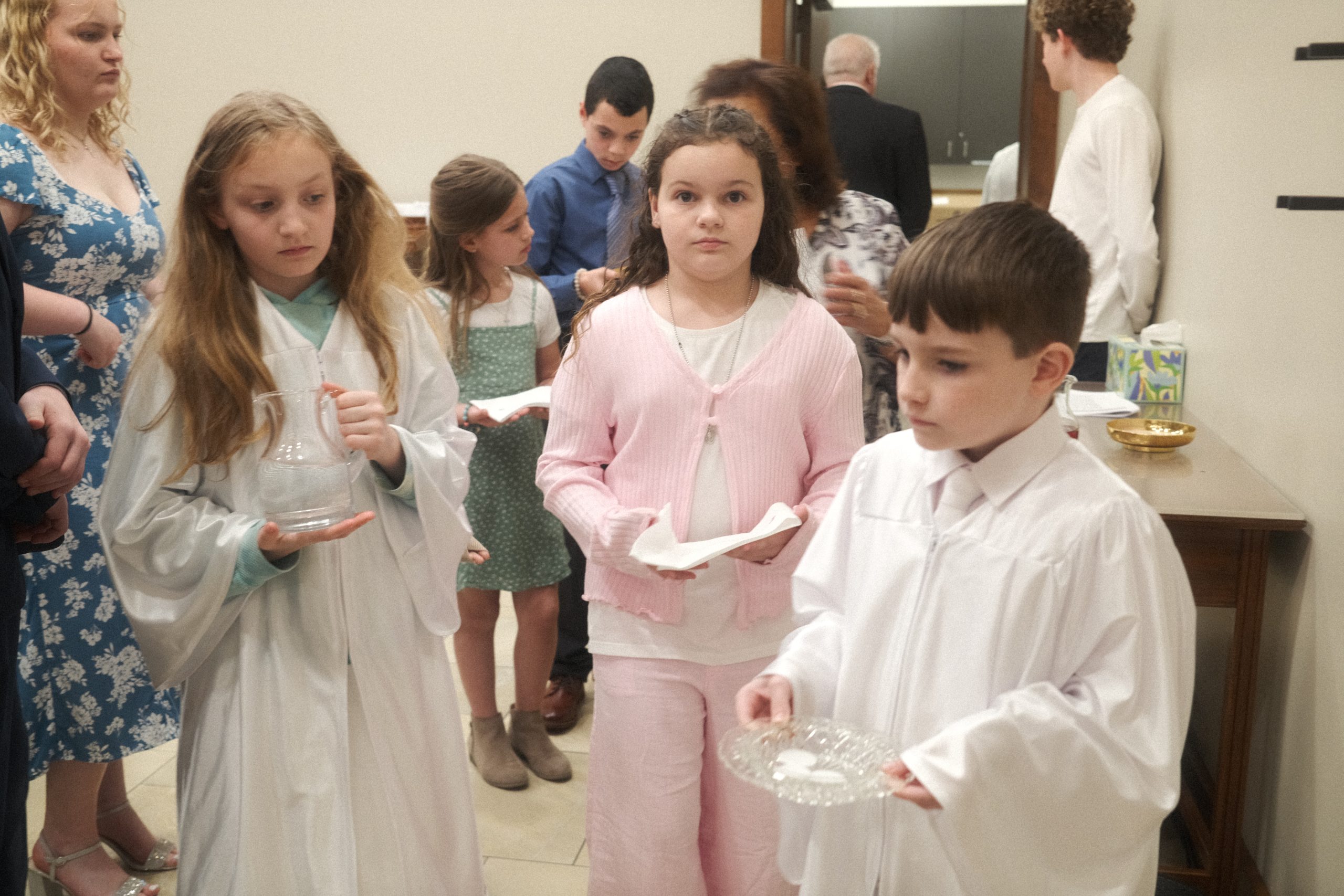 Sacred crucifix in church