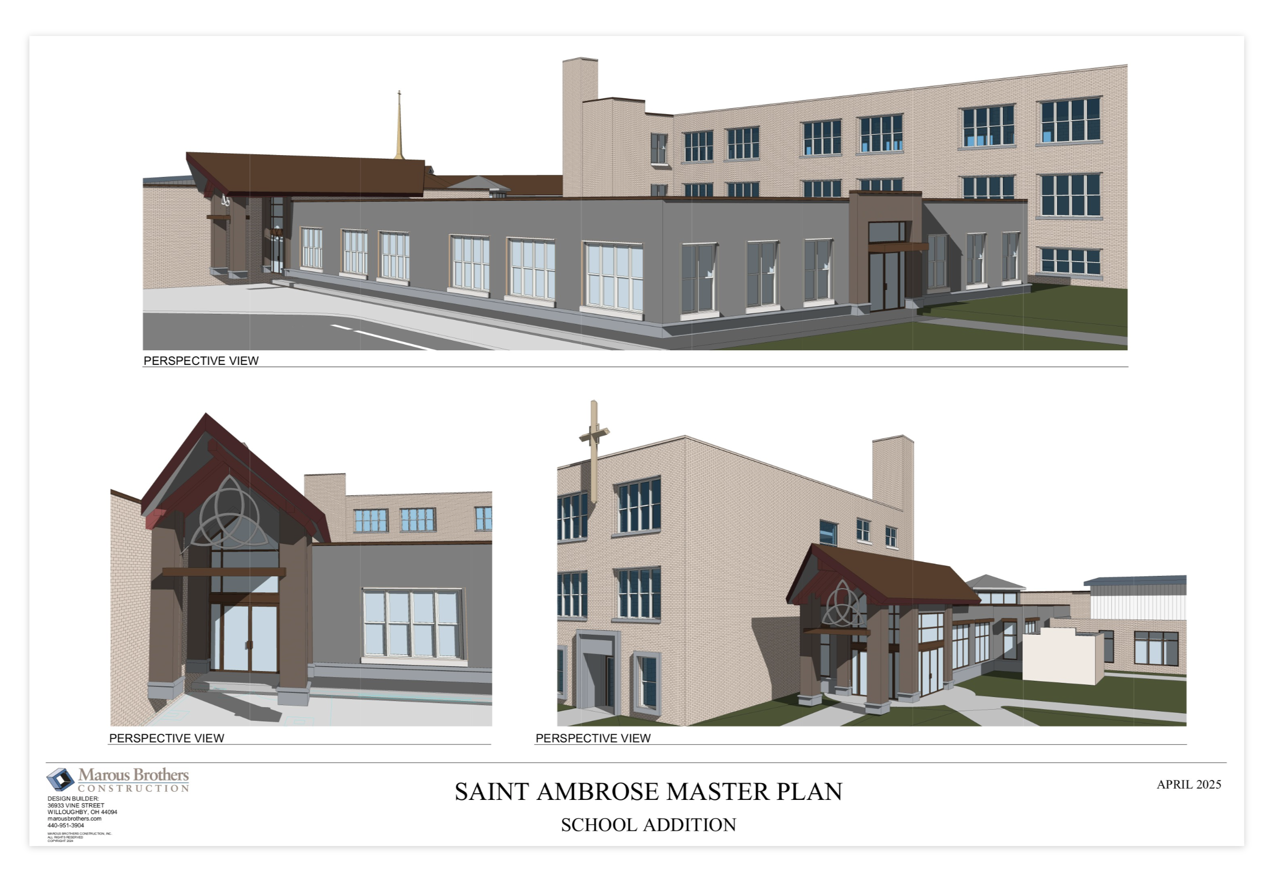 Sacred crucifix in church